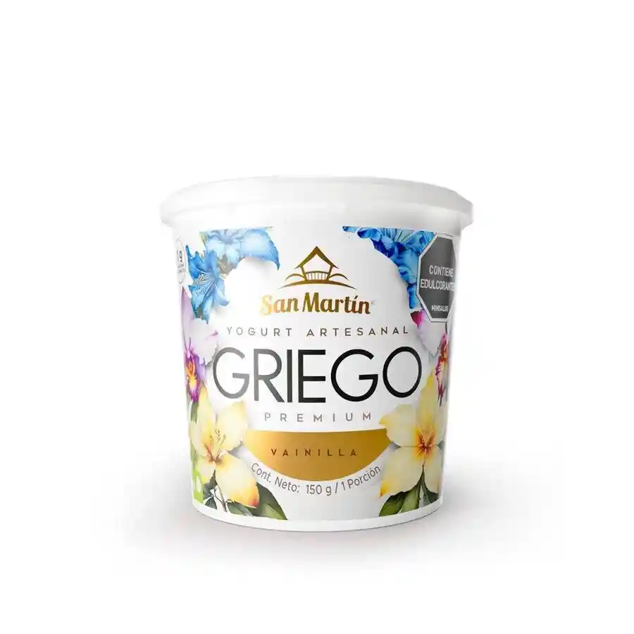 Yogurt San Martin Artesanal Griego Vainilla (150 Gr)