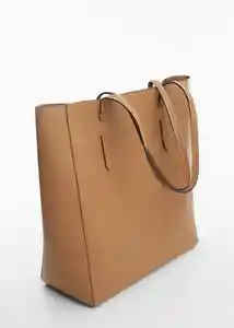 Bolso G Peonia Cuero Talla 99 Mujer Mango