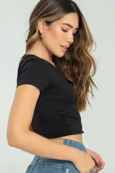 Top Makeno Color Negro Talla S Ragged