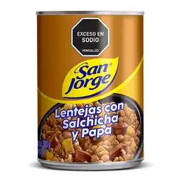 Lentejas con Salchicha y Papa San Jorge Lata x 300gr