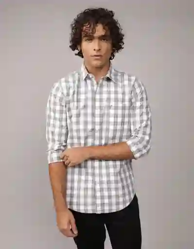 Camisa Hombre Gris Talla Medium 2722036 American Eagle