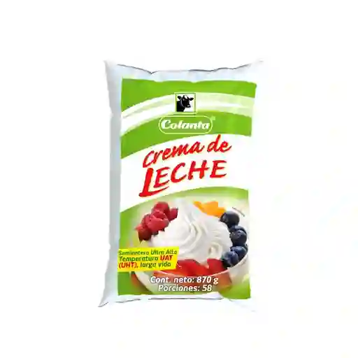 Colanta Crema Leche Semi Entera Uht