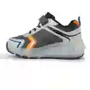 Los Gomosos Tenis Patines Con Luces Mottul Niño Gris Talla 30