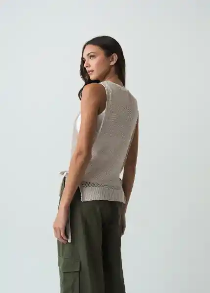 Saco Tejido Mujer Crudo Ballueca Claro Talla S 482G084 Naf Naf