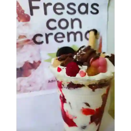 Fresas con Crema 10 Oz
