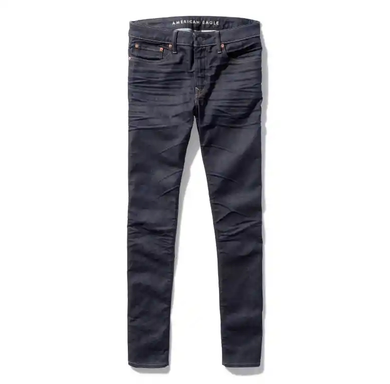 Jean Slim Straight Azul Talla 33 X 32 Hombre American Eagle