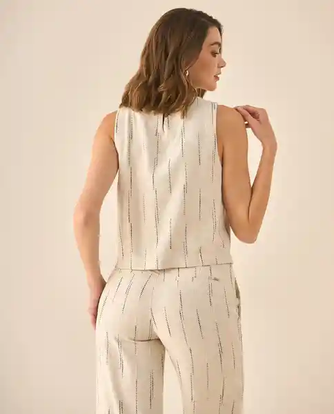 Camisa Blanco Ponche Claro Talla S 613G093 Esprit