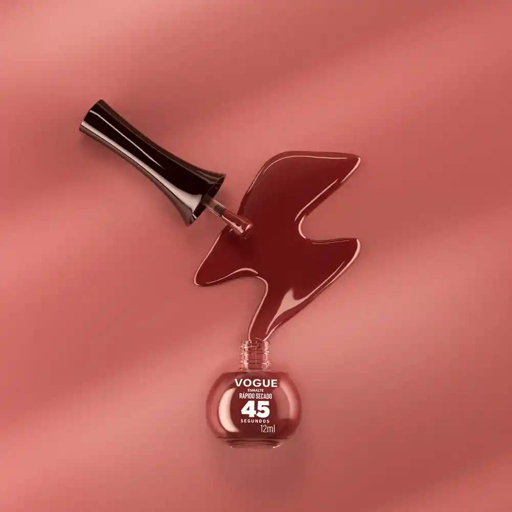 Esmalte Vogue Rápido Secado Vino Argentino