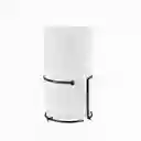 Ambiente Gourmet Soporte Negro Para Papel de Cocina Aro
