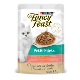 Comida húmeda para gato Purina Fancy Feast Petits Filets sabor a salmón x 85gr