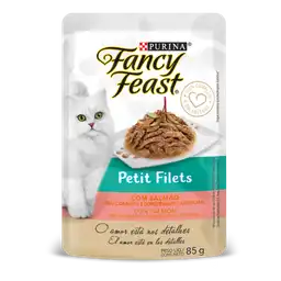 Comida húmeda para gato Purina Fancy Feast Petits Filets sabor a salmón x 85gr