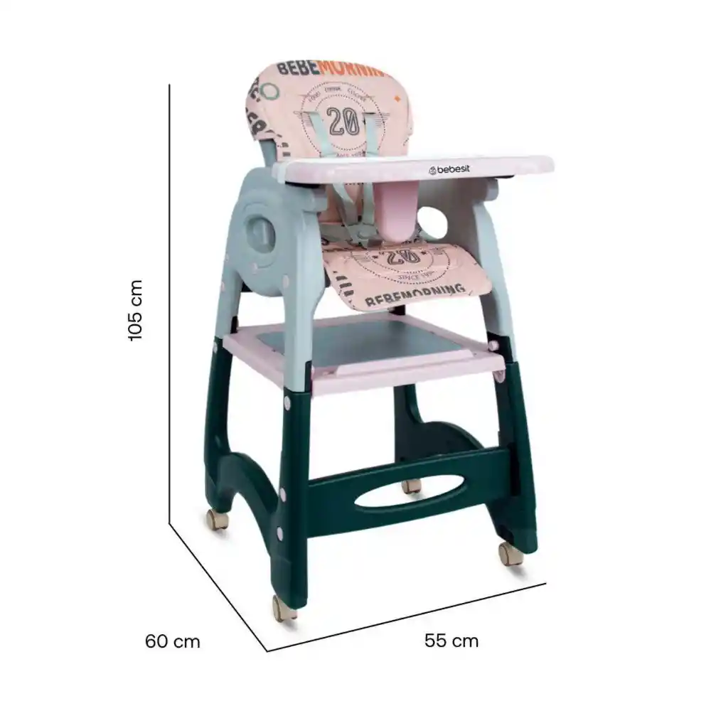 Silla Comedor Escritorio Duo Desk Niña Bebesit Yy71p
