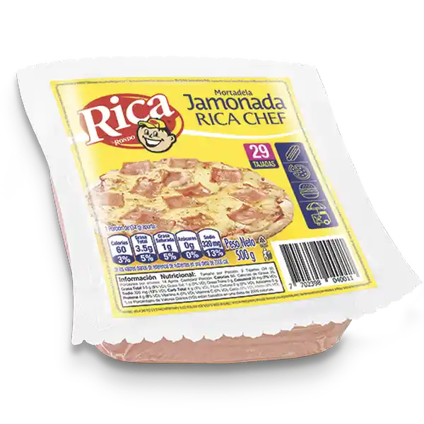 Rica Mortadela Jamonada Ricachef 