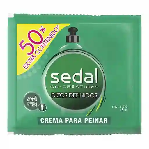 Sedal Crema para Peinar Rizos Definidos en Sachet 