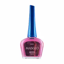 Masglo Base Nutritiva Rosada para Uñas 