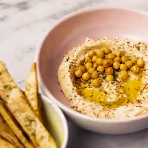 Hummus con Pita Crocante