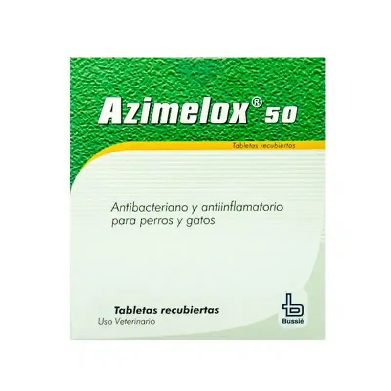 Azimelox 50 Antiinflamatorio Antibacteriano para Perros y Gatos 