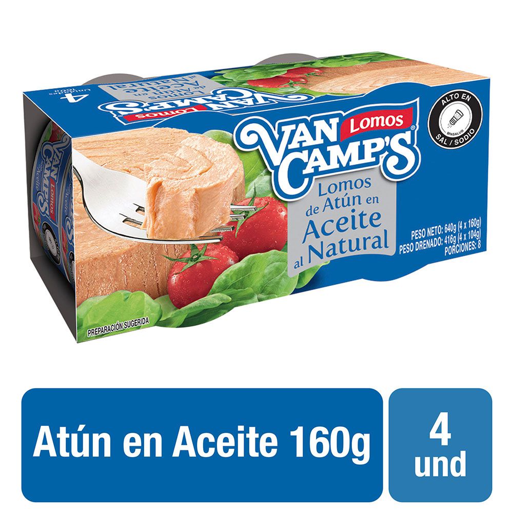 Atún Aceite 4 x 160 g