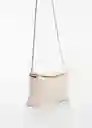 Bolso P Marion Off White Talla 99 Mujer Mango