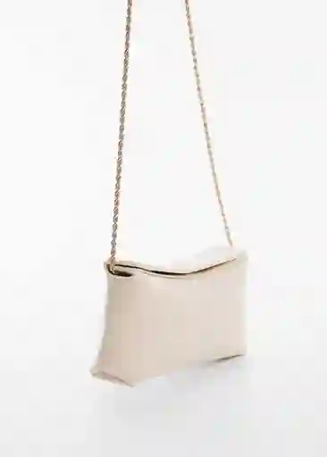 Bolso P Marion Off White Talla 99 Mujer Mango