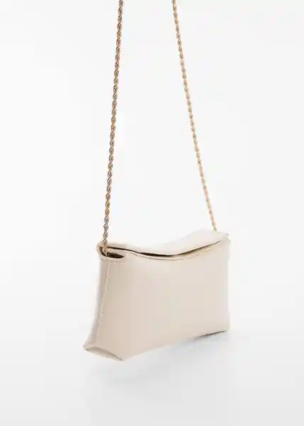 Bolso P Marion Off White Talla 99 Mujer Mango