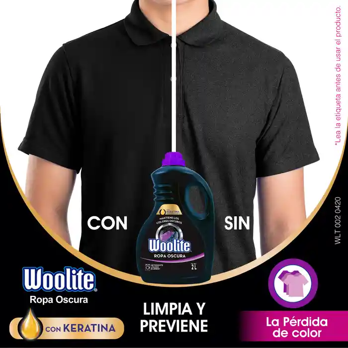 Woolite Detergente Líquido para Ropa Oscura