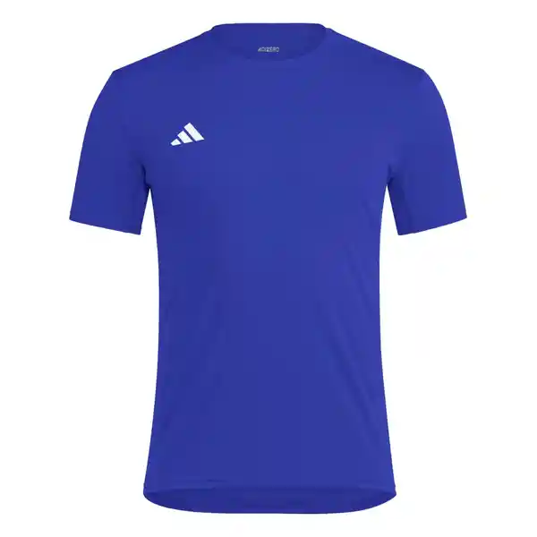 Adidas Camiseta Adizero E Tee Para Hombre Azul Talla XL