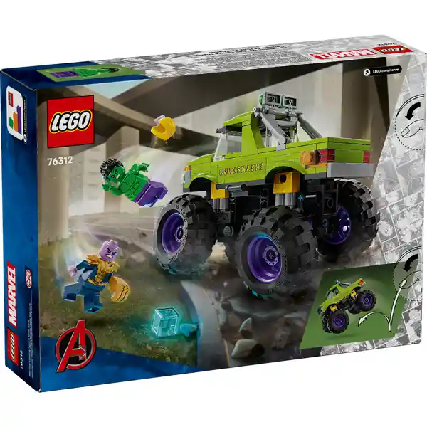 Set Construcción Camión de Hulk vs Thanos Lego