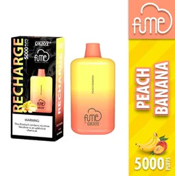 Vape Fume Peach Banana (5%) Recharge 5000 Puffs  - 1 Ud.