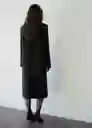 Abrigo Jil Negro Talla XS Mujer Mango