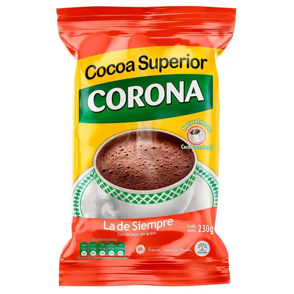 Corona Cocoa en Polvo Superior Baja en Grasa