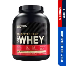 Optimum Nutrition Whey Gold Standard 100% 5 LbVainilla