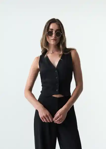 Enterizo Kala Mujer Negro Puro Ultraoscuro Talla M 563G331 Naf Naf