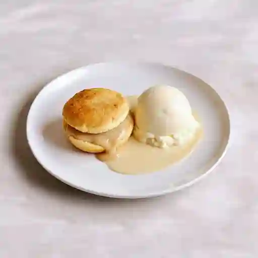 Pan De Bono Con Helado