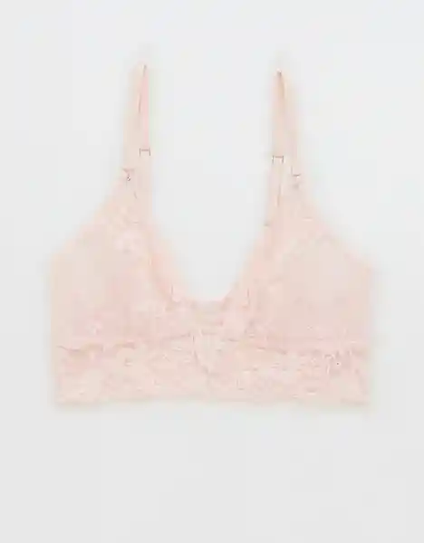 Top Bralette Aerie Rosa Talla Small American Eagle