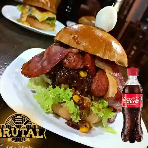 Combo Hamburguesa Ranchera +cocacola Orig 400ml
