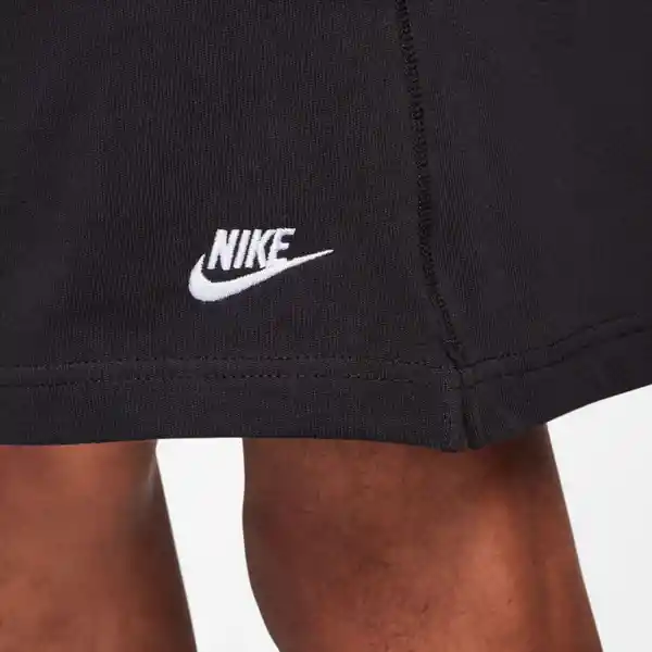 Nike Short Club Knit Para Hombre Negro Talla M