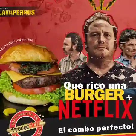 Combo Burger + Netflix