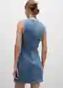 Vestido Beau Tejano Medio Talla M Mujer Mango