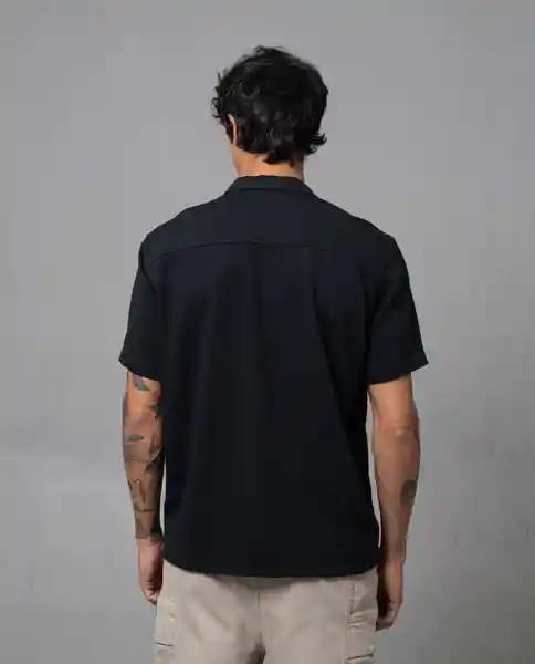 Camisa Hombre Negro Talla L 111G004 Rifle