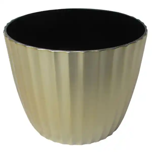 Marres Matera Plástico Oro Líneas 16.5 cm