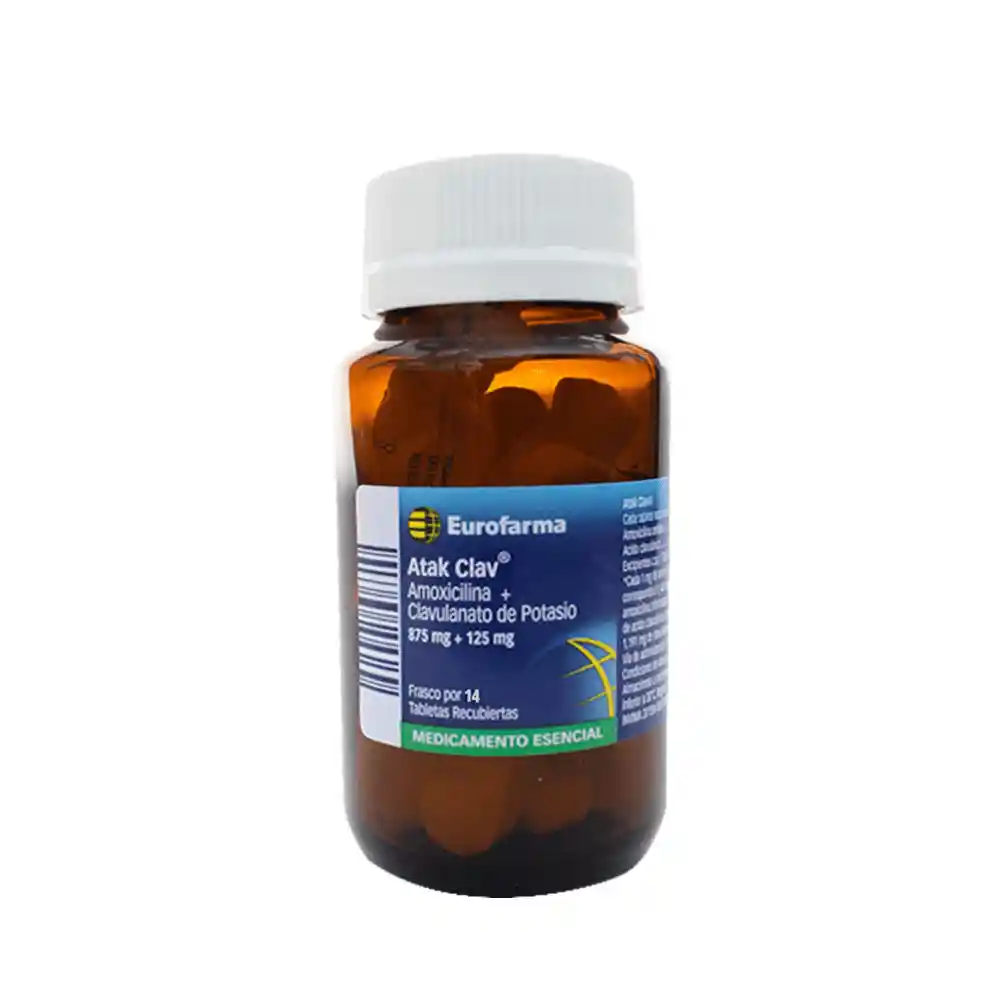 Atak Clav Tabletas Recubiertas (875 mg / 125 mg)