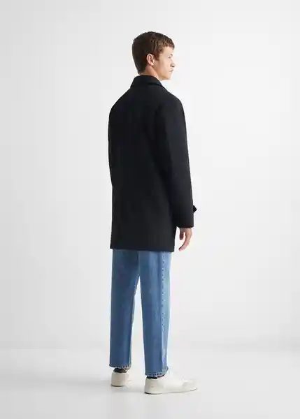Abrigo Coateen Marino Talla 22 Niños Mango