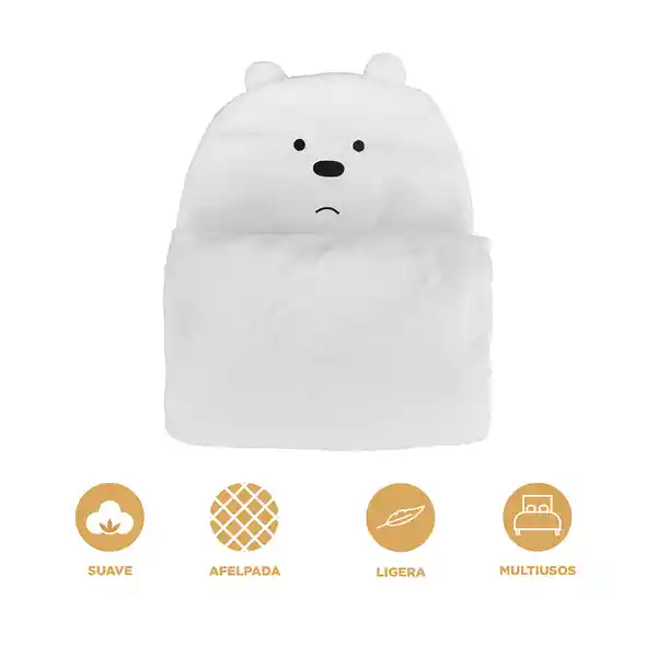 Cobija Con Sombrero Osos Escandalosos 5.0 Oso Polar Miniso