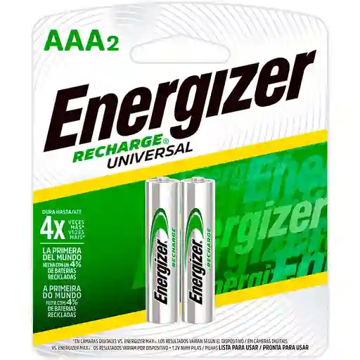 Pilas recargable aaa energizer