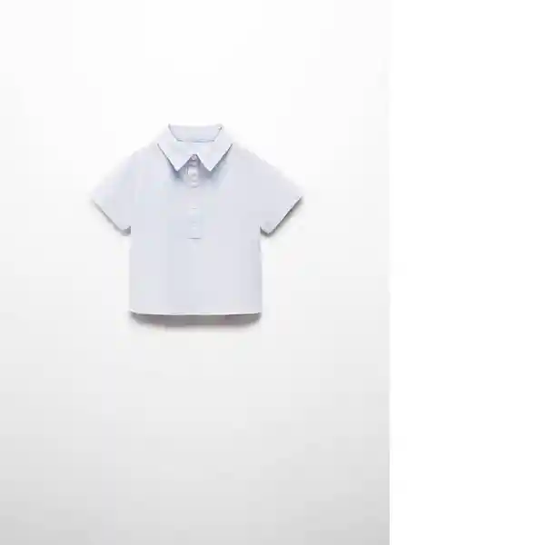 Camisa Luis Celeste Talla 66 Niños Mango