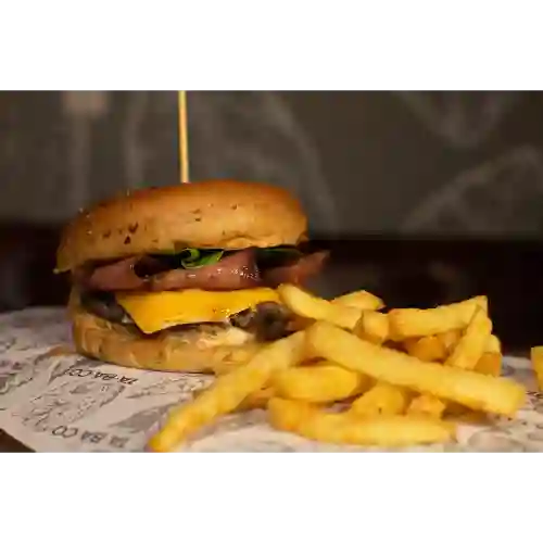 Hamburguesa Triple Capa de Tocineta