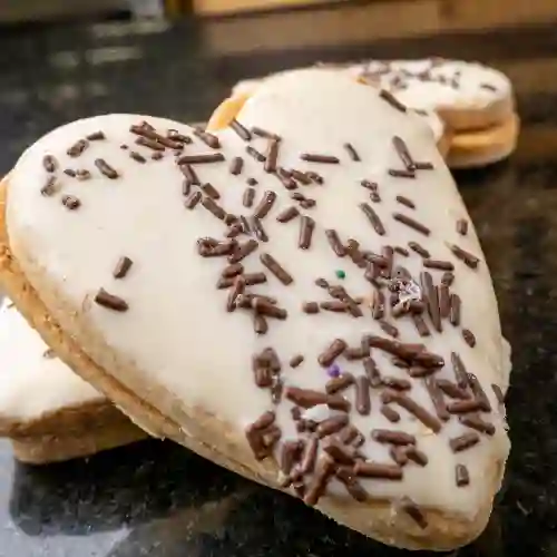 Galleta de Corazon Blanco