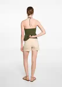 Short Utilityb Beige Talla 18 Niñas Mango