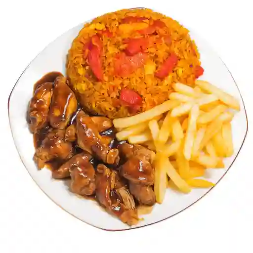 Combo Arroz Paisa con Costilla BBQ